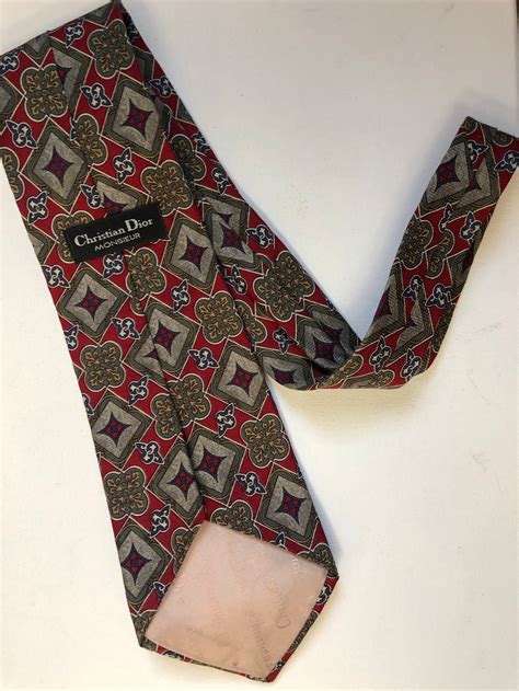 dior tie replica|christian dior vintage tie.